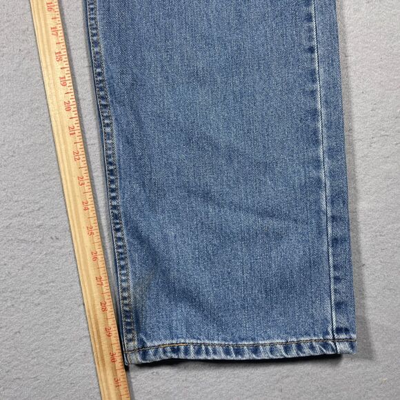 Levis‎ 505 Jeans Men 40x32 Mid Wash Denim Classic Straight Leg Cotton - Picture 3 of 12